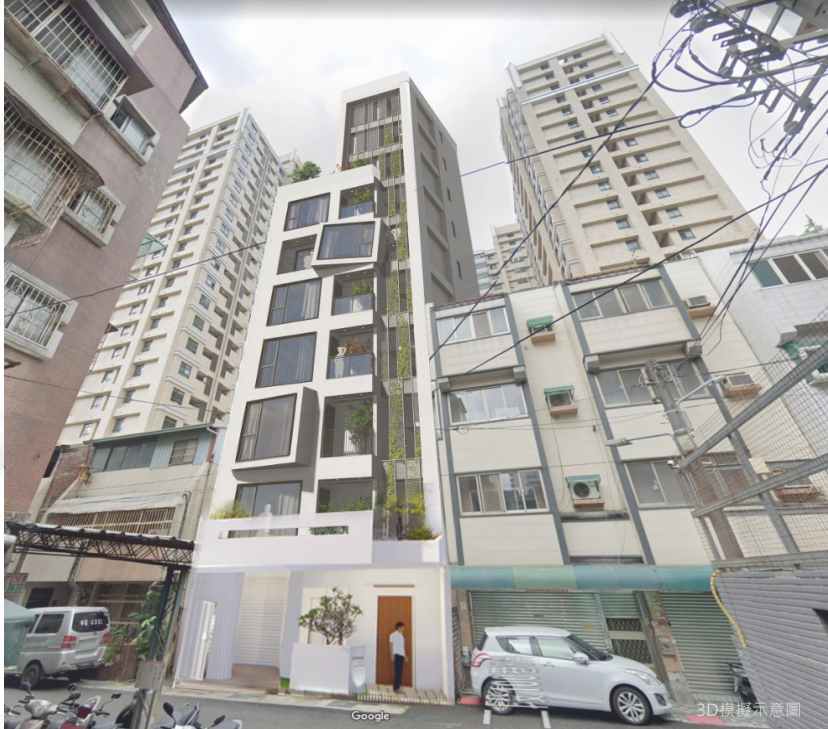 台中建地|一中商圈|3D模擬示意圖