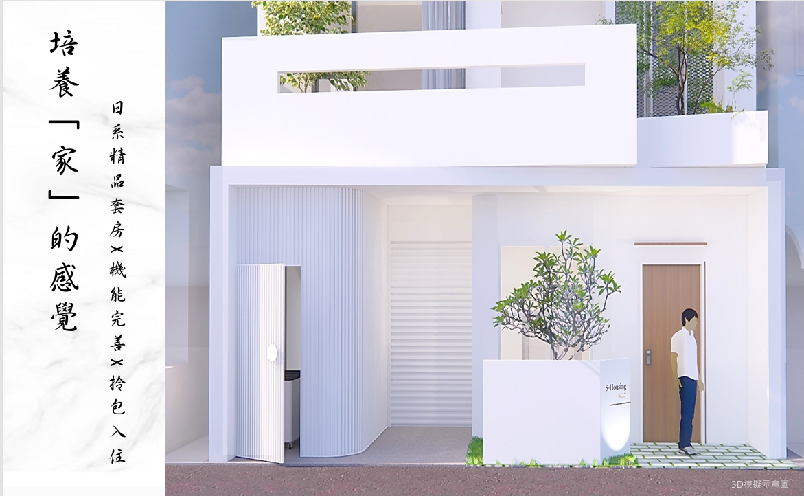 一中商圈建地3D模擬圖2